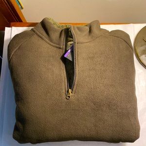 Cooper Oak Supply Turkish coffee colored mock zip sweater. Brand New. Never worn